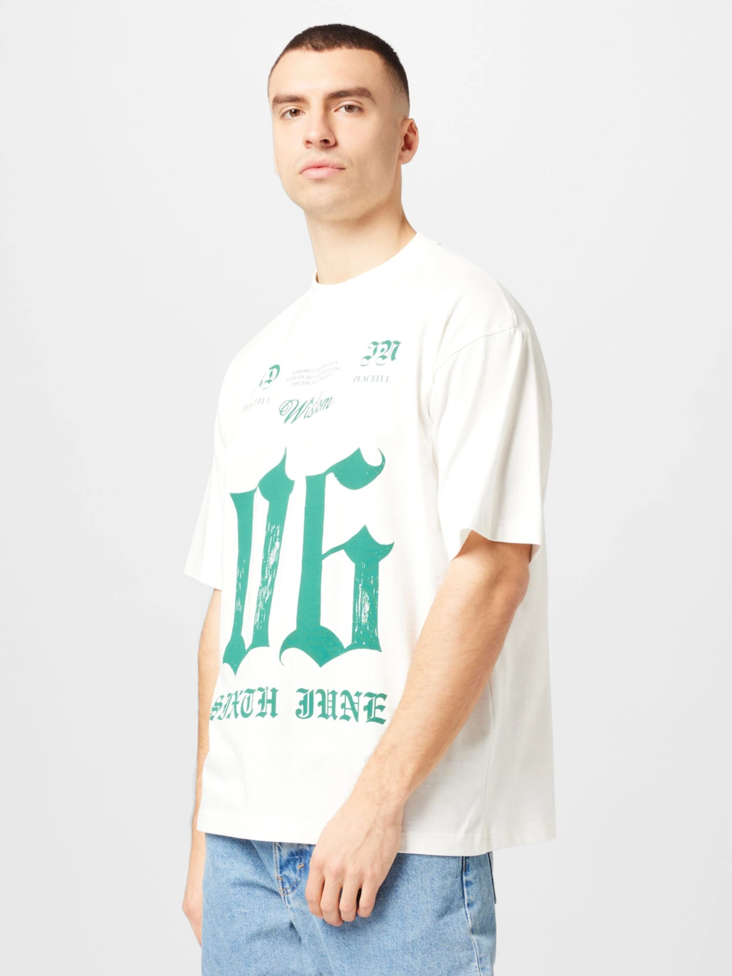 SIXTH JUNE T-shirts T-Shirt Homme Blanc Cassé 5 SIXTH JUNE T-shirts T-Shirt Homme Blanc Cassé – Image 3