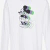 T-shirts à Manches Longues T-Shirt Disney Mickey Mouse Homme Blanc -F4NT4STIC Soldes 7dfc8befd78ae87eba248f726b6a2476