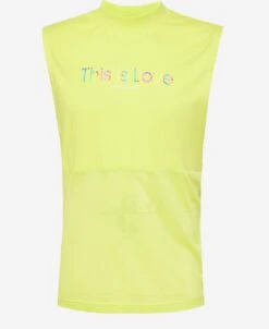 Calvin Klein Jeans Débardeurs T-Shirt Homme Citron Vert