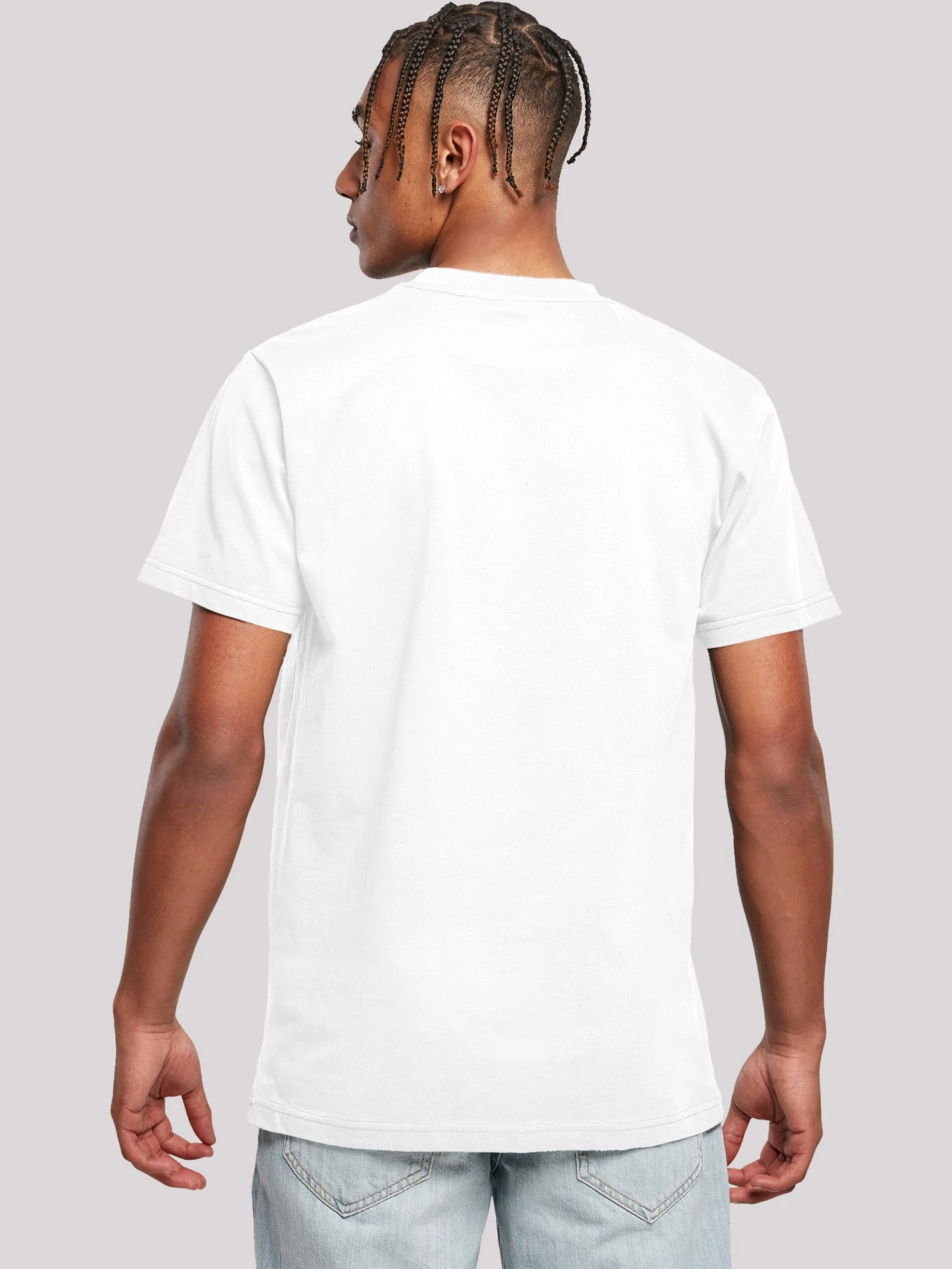 F4NT4STIC T-shirts T-Shirt NASA Homme Blanc 7 F4NT4STIC T-shirts T-Shirt NASA Homme Blanc – Image 5