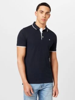 Jack & Jones Polos T-Shirt Paulos Homme Bleu Marine -F4NT4STIC Soldes 851deac93fd60e1400a31ee3568054ea
