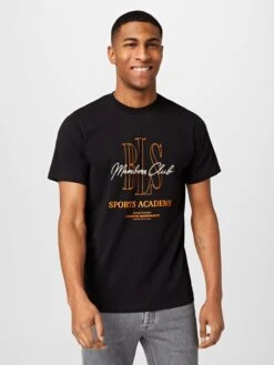 T-shirts T-Shirt Members Homme Noir -F4NT4STIC Soldes 88b87d095efadd6edfbfc55e78bfa654