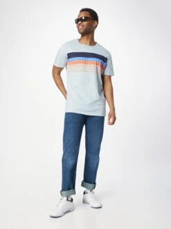 Blend T-shirts T-Shirt Homme Bleu Marine / Bleu Pastel / Bleu Clair -F4NT4STIC Soldes 899f143d19131a4efd48d63b67c57bbe