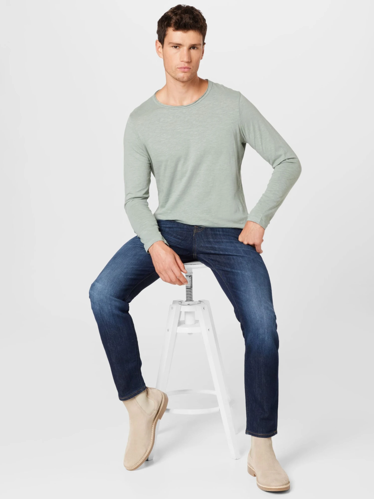 Key Largo T-shirts à Manches Longues Coupe Regular T-Shirt CHEESE Homme Vert Pastel 7 Key Largo T-shirts à Manches Longues Coupe Regular T-Shirt CHEESE Homme Vert Pastel – Image 5