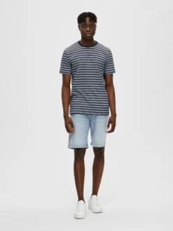 Selected Homme T-shirts T-Shirt Andy Homme Bleu Nuit 11 Selected Homme T-shirts T-Shirt Andy Homme Bleu Nuit -F4NT4STIC Soldes 8c6ca4128b8acdfd279d22ed8260cda4