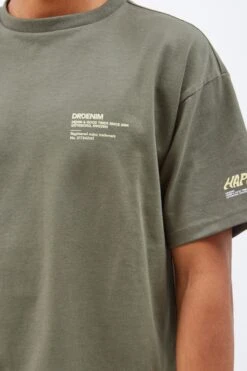 Dr. Denim T-shirts T-Shirt Trooper Homme Kaki -F4NT4STIC Soldes 8ced30bffbe51ff83208ce50bac9902c