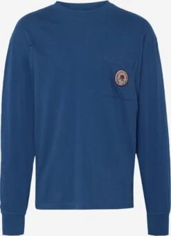 Abercrombie & Fitch T-shirts à Manches Longues T-Shirt Homme Marine