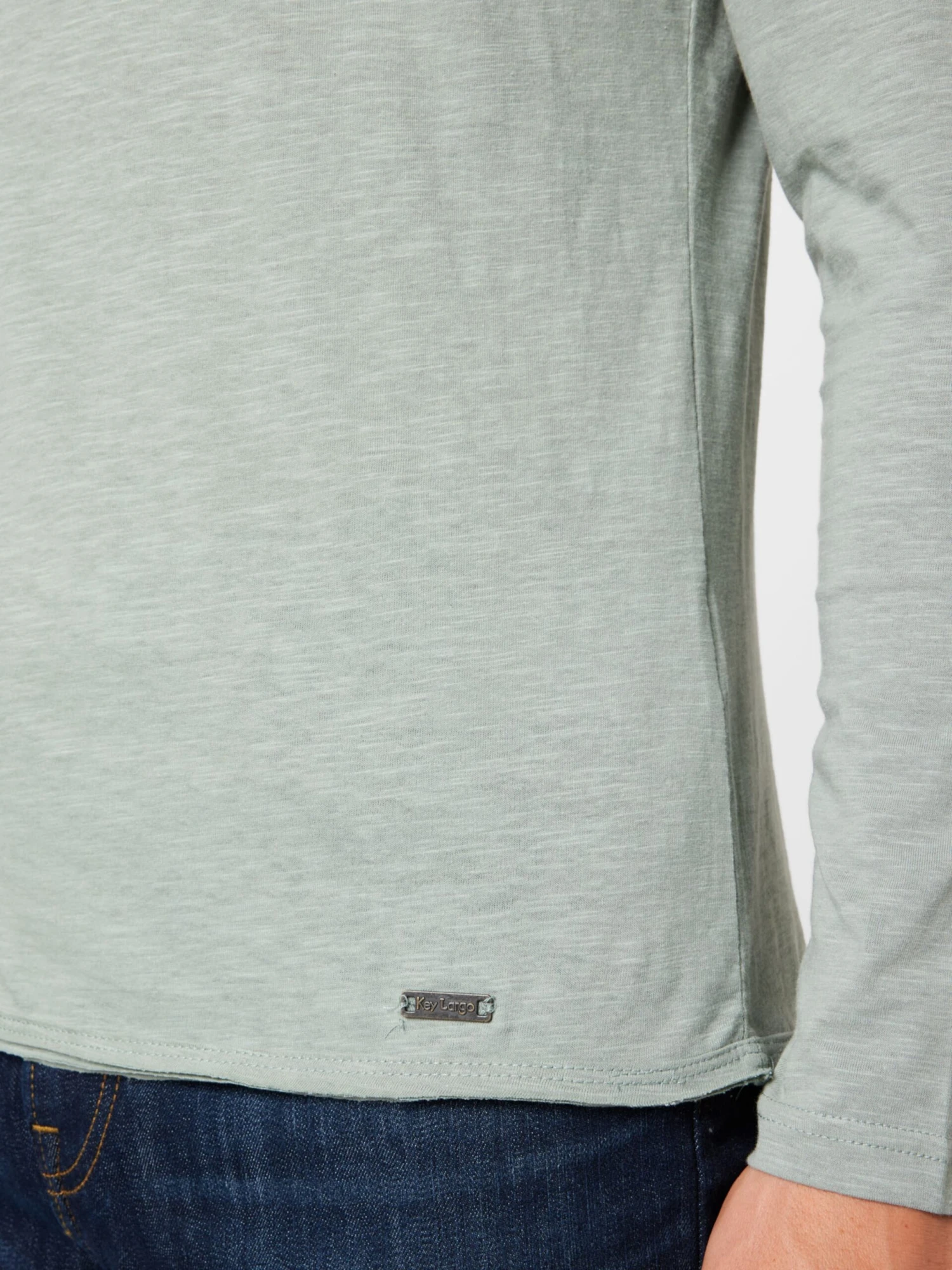 Key Largo T-shirts à Manches Longues Coupe Regular T-Shirt CHEESE Homme Vert Pastel 4 Key Largo T-shirts à Manches Longues Coupe Regular T-Shirt CHEESE Homme Vert Pastel – Image 2