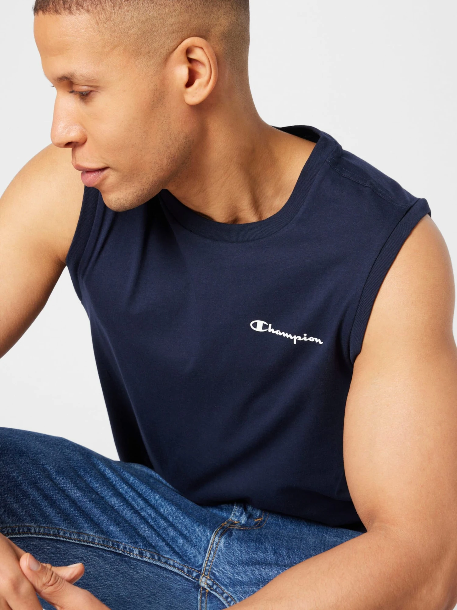 Débardeurs T-Shirt Homme Marine 4 Débardeurs T-Shirt Homme Marine – Image 2