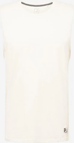 QS By S.Oliver Débardeurs T-Shirt Homme Beige
