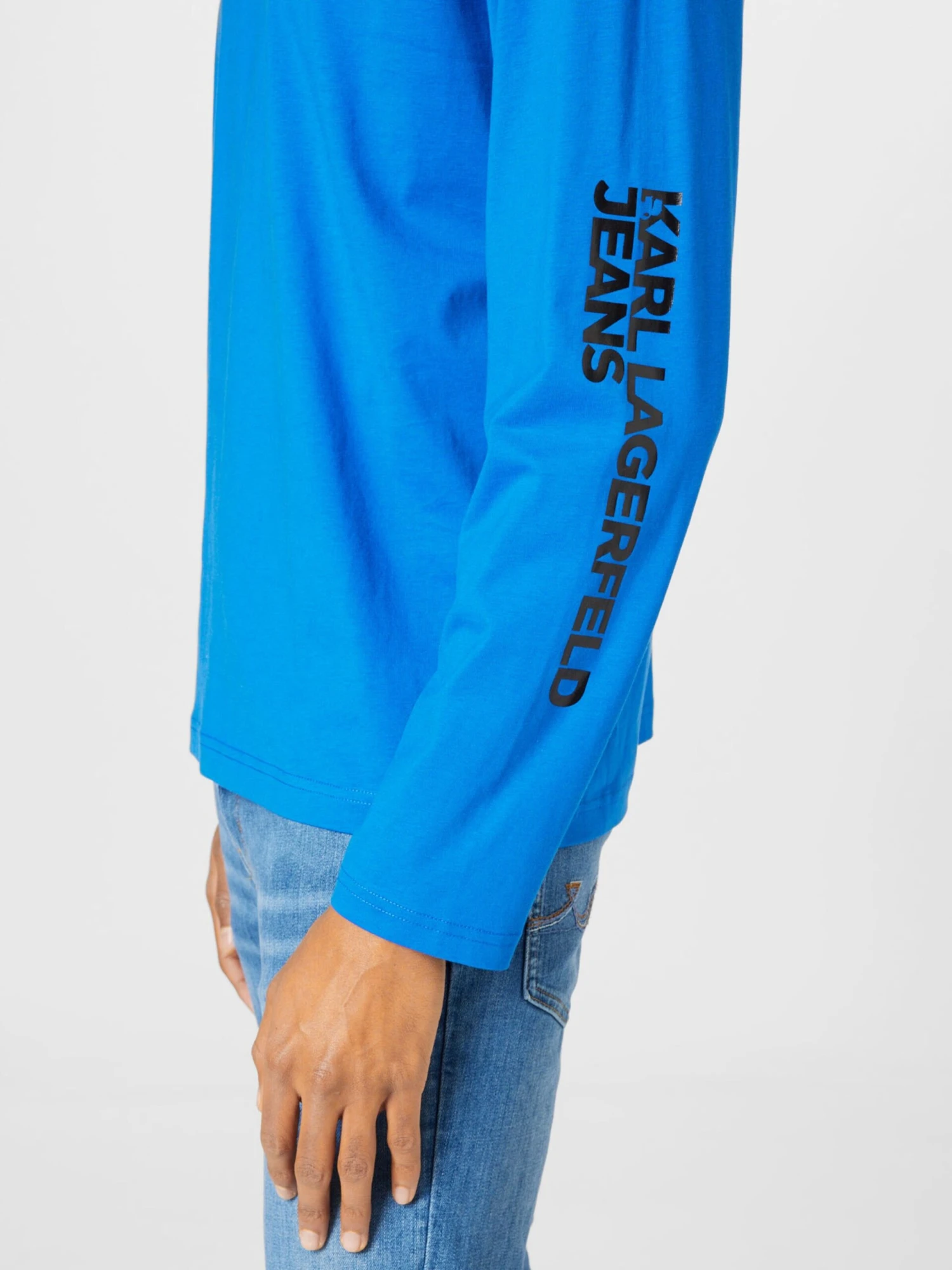 Karl Lagerfeld Jeans T-shirts à Manches Longues T-Shirt Homme Bleu Ciel 4 Karl Lagerfeld Jeans T-shirts à Manches Longues T-Shirt Homme Bleu Ciel – Image 2