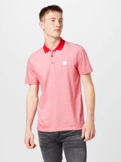 BOSS ORANGE Polos T-Shirt Oxford Homme Rouge -F4NT4STIC Soldes 96513c446c04a8ac3026b95578e6af32