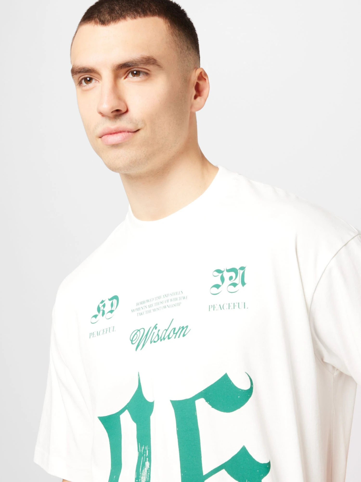 SIXTH JUNE T-shirts T-Shirt Homme Blanc Cassé 4 SIXTH JUNE T-shirts T-Shirt Homme Blanc Cassé – Image 2