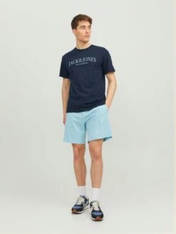 Jack & Jones T-shirts T-Shirt Homme Bleu / Bleu Clair 11 Jack & Jones T-shirts T-Shirt Homme Bleu / Bleu Clair -F4NT4STIC Soldes 9a27ec38be6e77f4725ac596532ddc52