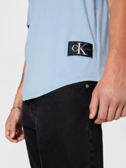 Calvin Klein Jeans T-shirts T-Shirt Homme Bleu Fumé -F4NT4STIC Soldes a071e903a628bfd045f5ac6cc06ab1af