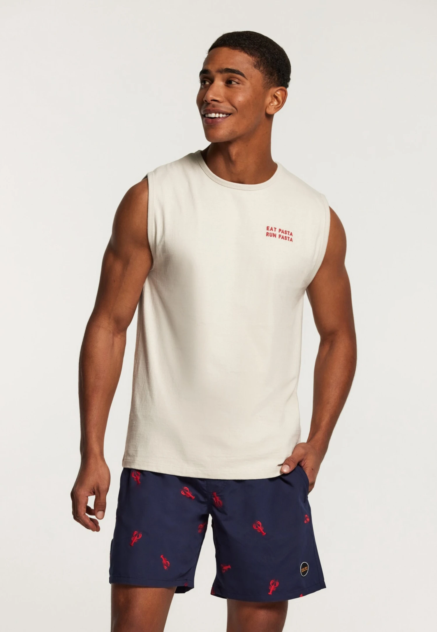 Shiwi Débardeurs T-Shirt Pasta Homme Greige 5 Shiwi Débardeurs T-Shirt Pasta Homme Greige – Image 3