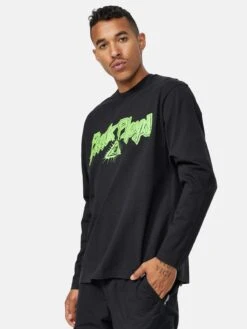 T-shirts à Manches Longues T-Shirt Pink Floyd Vibrant Homme Noir -F4NT4STIC Soldes a5ca196fd397856aeaac0d761c45764d