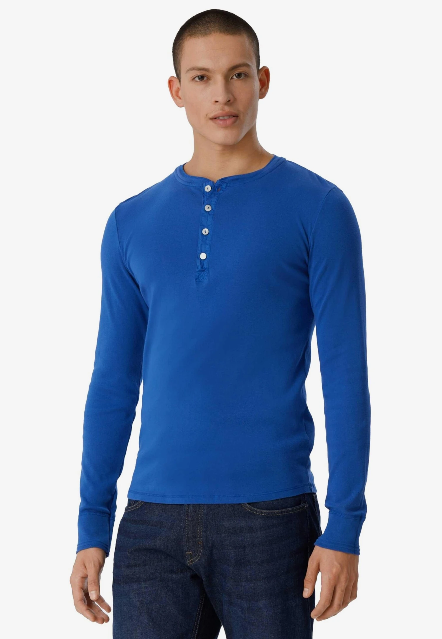T-shirts à Manches Longues T-Shirt Homme Bleu 4 T-shirts à Manches Longues T-Shirt Homme Bleu – Image 2