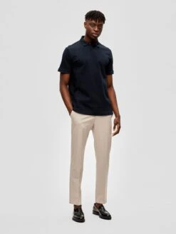 Selected Homme Polos T-Shirt Walter Homme Bleu Nuit -F4NT4STIC Soldes b42810985f659ef61ff739ede2868986