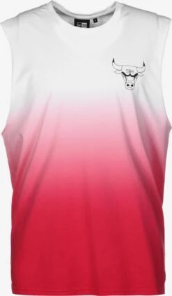 NEW ERA Débardeurs T-Shirt Chicago Bulls Homme Rouge / Rouge Clair