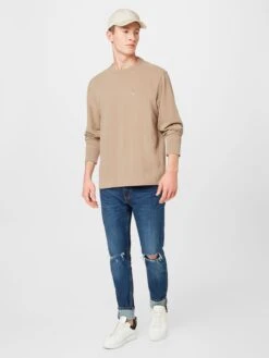 Abercrombie & Fitch T-shirts à Manches Longues T-Shirt Homme Marron -F4NT4STIC Soldes b72fd3869abff0b3c7f300117b3329e8