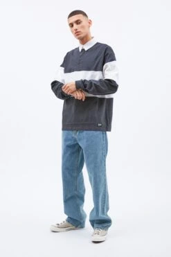 Dr. Denim T-shirts à Manches Longues T-Shirt Reno Rugby Homme Graphite -F4NT4STIC Soldes b9bce566793ef9a69f68f27f69eb8ef5