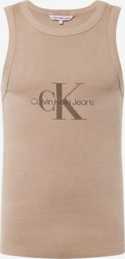 Calvin Klein Jeans Débardeurs T-Shirt Homme Chamois