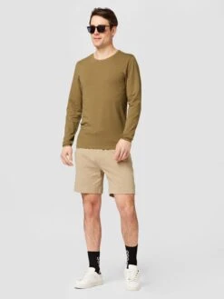 CASUAL FRIDAY T-shirts à Manches Longues T-Shirt Theo Homme Olive -F4NT4STIC Soldes c038ad70faad17d407535a05b6759c72