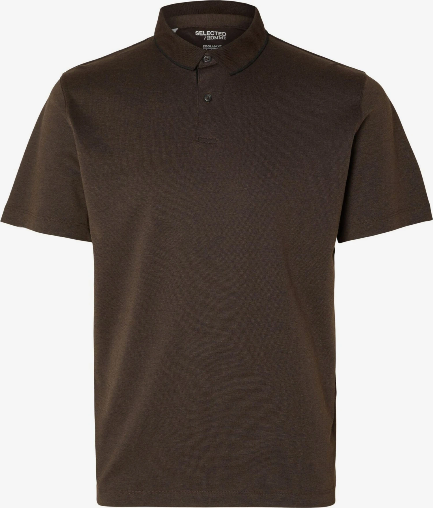 Selected Homme Polos T-Shirt Leroy Homme Marron 3 Selected Homme Polos T-Shirt Leroy Homme Marron