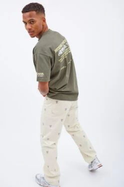 Dr. Denim T-shirts T-Shirt Trooper Homme Kaki -F4NT4STIC Soldes c3eeeb0072cfdf7412f5e33f1ad33ca7