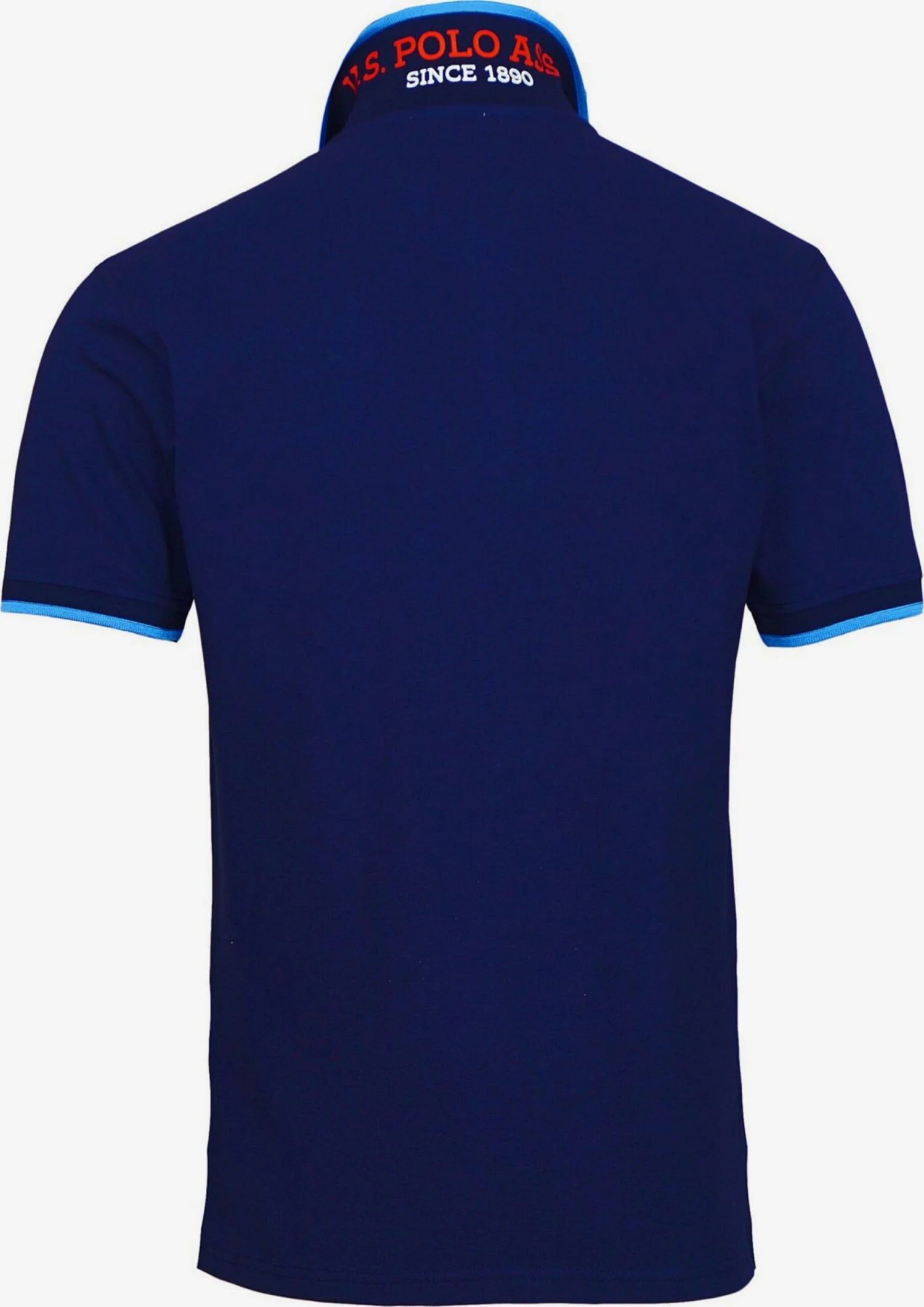 U.S. Polo Assn. Polos T-Shirt Homme Bleu / Bleu Foncé 4 U.S. Polo Assn. Polos T-Shirt Homme Bleu / Bleu Foncé – Image 2