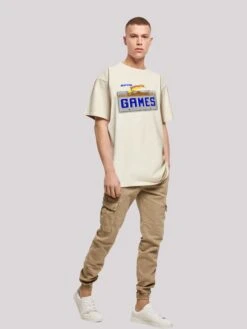 F4NT4STIC T-shirts T-Shirt California Games Plate Homme Sable -F4NT4STIC Soldes c92aa3e3cd3f440ab07bf629ec59c302