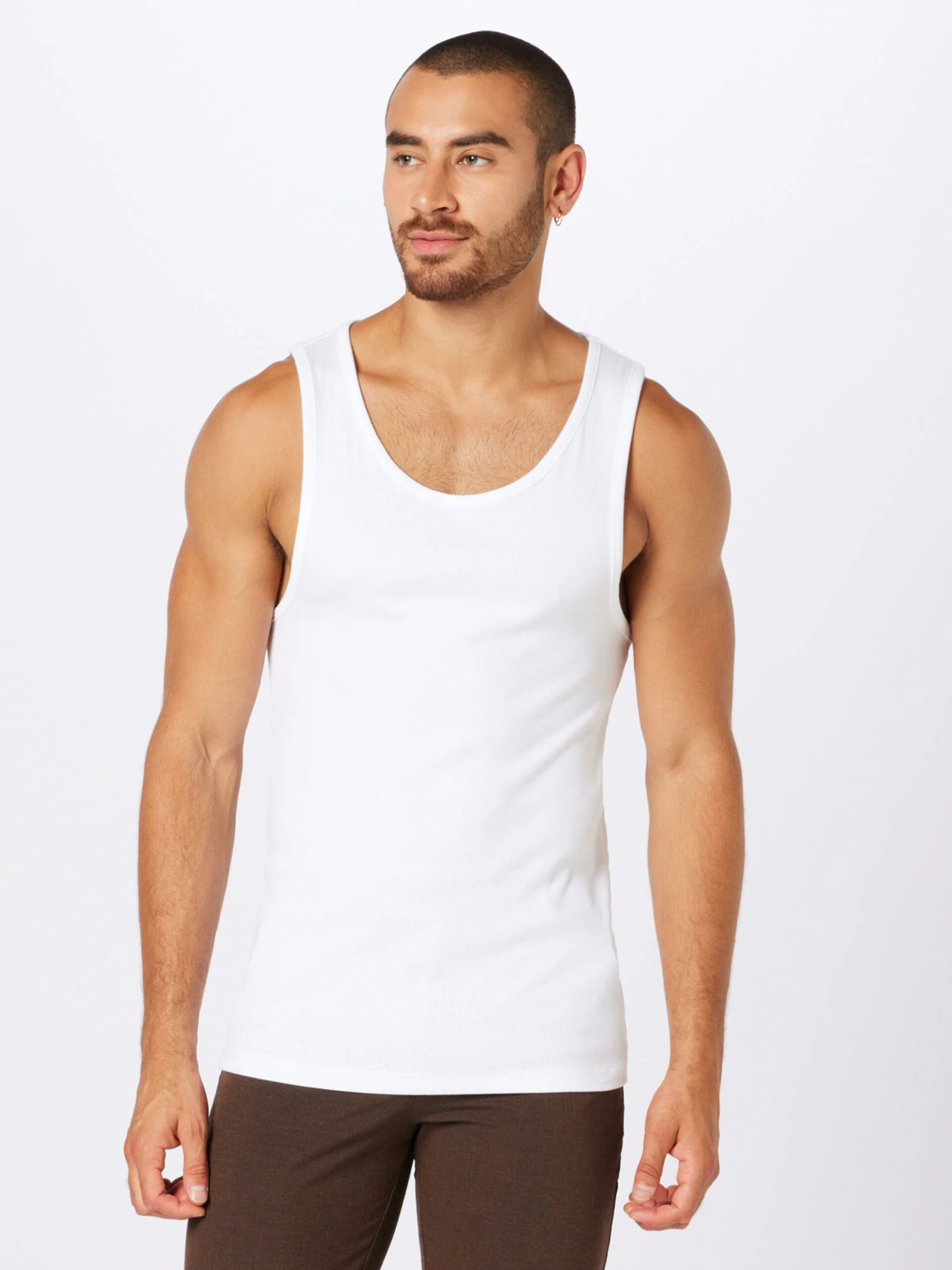 Topman Débardeurs T-Shirt Homme Blanc 5 Topman Débardeurs T-Shirt Homme Blanc – Image 3