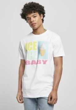 Mister Tee T-shirts Coupe Regular T-Shirt Ice Ice Baby Homme Blanc -F4NT4STIC Soldes ce100470fd14fd2cbde1db7a299ac9cd