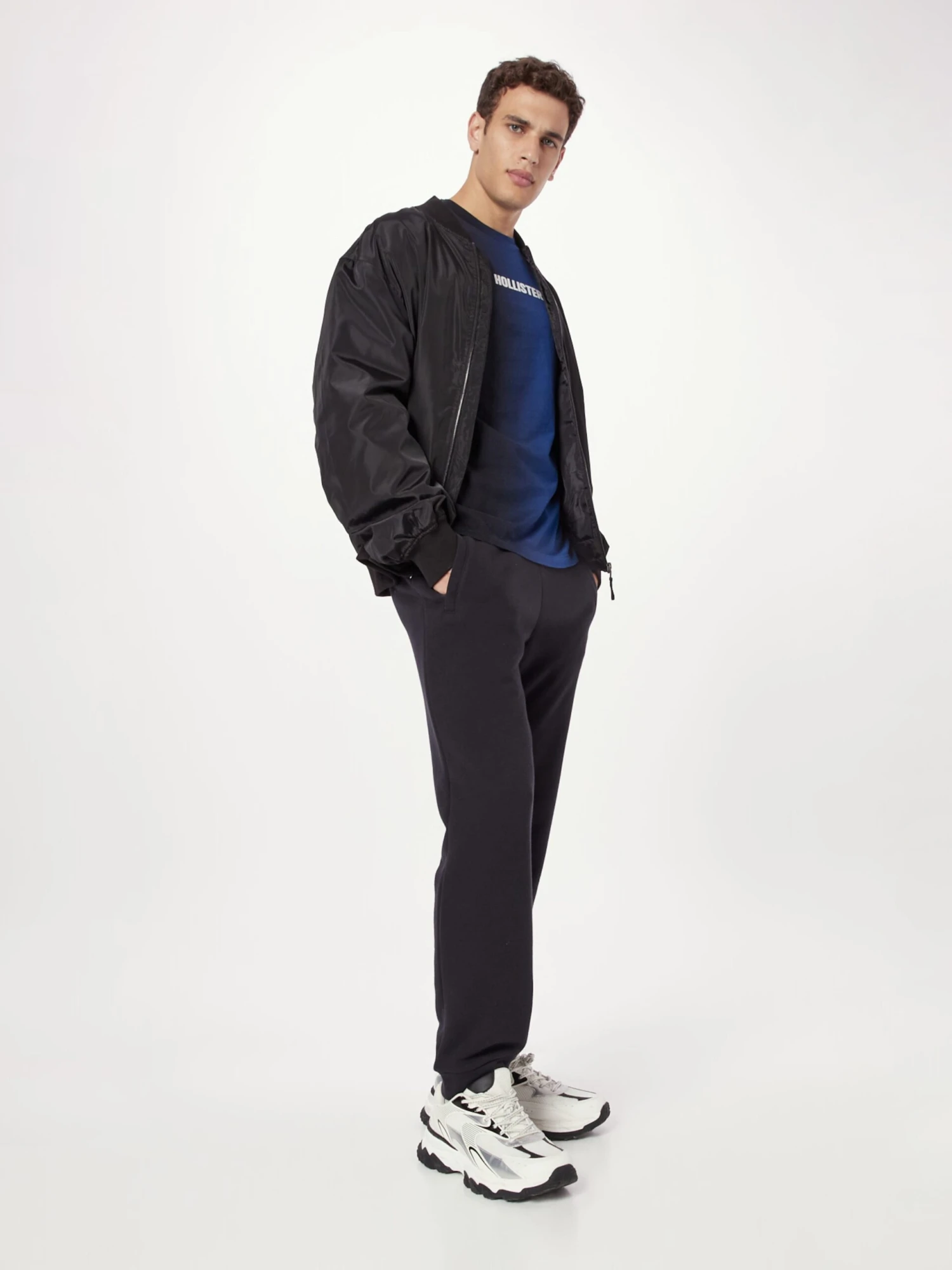 Hollister T-shirts à Manches Longues T-Shirt Homme Bleu / Bleu Marine 7 Hollister T-shirts à Manches Longues T-Shirt Homme Bleu / Bleu Marine – Image 5