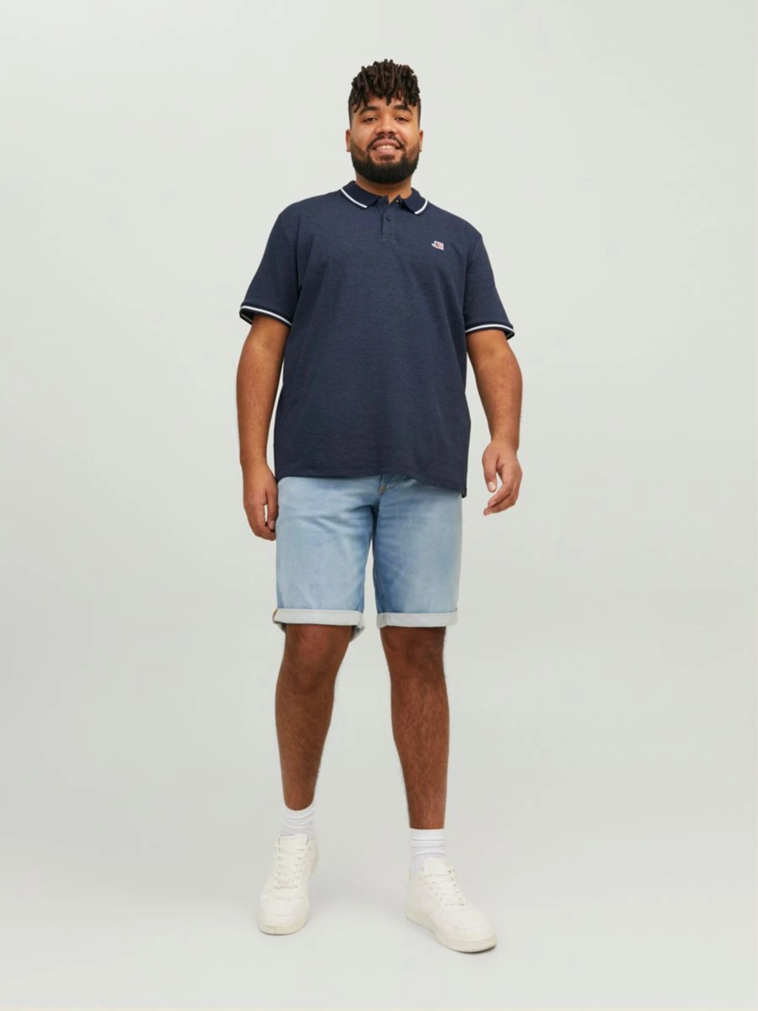 Polos T-Shirt Homme Bleu Chiné 6 Polos T-Shirt Homme Bleu Chiné – Image 4