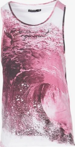 Koroshi Débardeurs T-Shirt Homme Fuchsia / Rose Clair