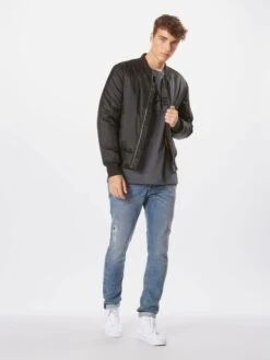 Alpha Industries T-shirts T-Shirt Homme Gris Foncé -F4NT4STIC Soldes d2d6f825d6710ee748c34a8feb865e03