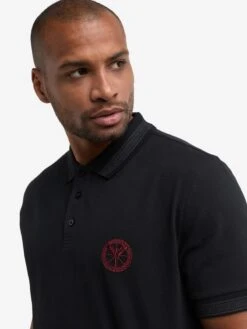 CARLO COLUCCI Polos T-Shirt De Togni Homme Noir -F4NT4STIC Soldes d6901c58e8dc8a5229add95a03134418