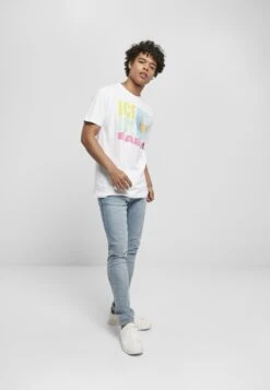 Mister Tee T-shirts Coupe Regular T-Shirt Ice Ice Baby Homme Blanc -F4NT4STIC Soldes dab87761d0e5b1eab0bc035f4ab30374