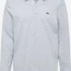 Lacoste T-shirts à Manches Longues T-Shirt Homme Gris Argenté