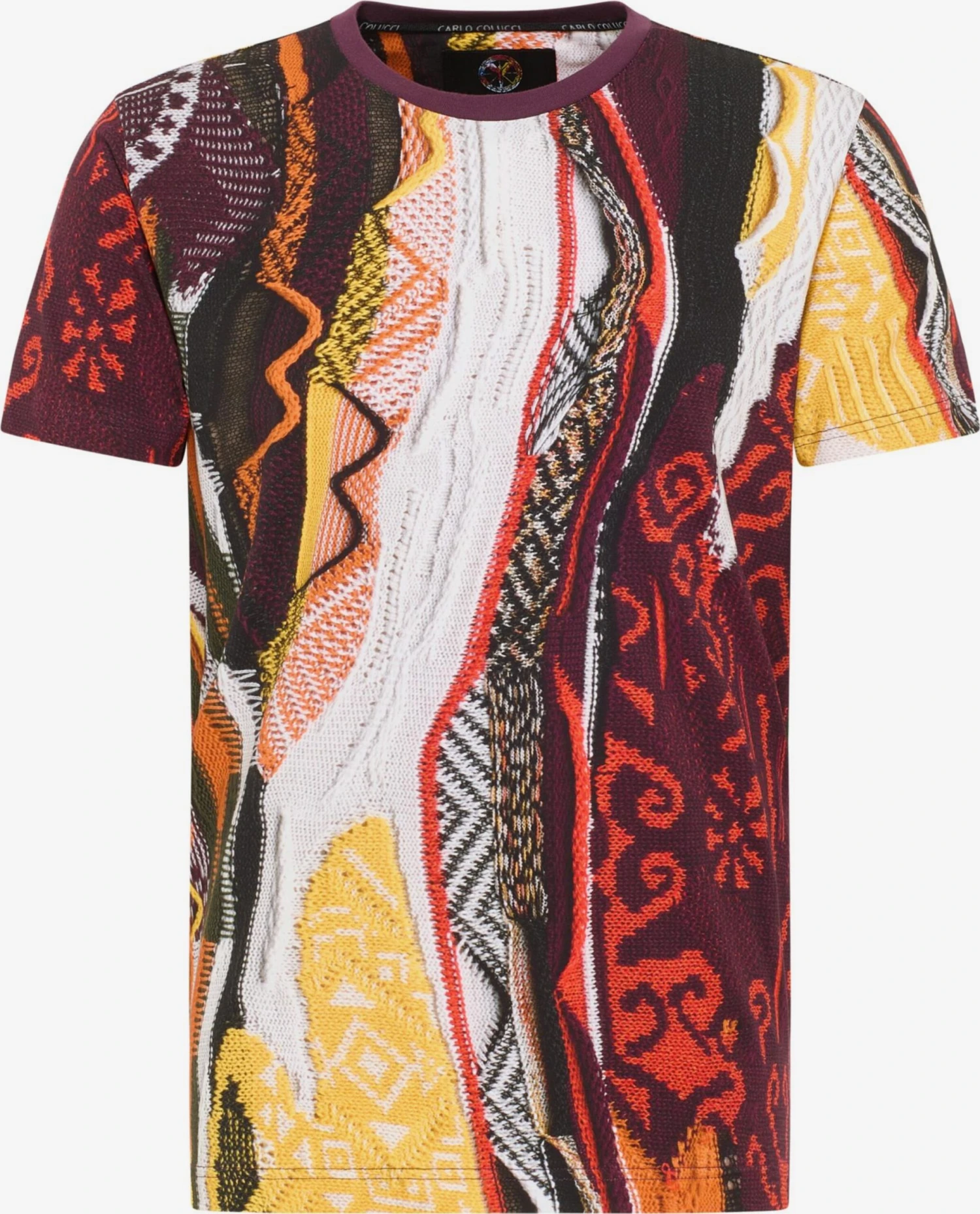 CARLO COLUCCI T-shirts T-Shirt Damiani Homme Rouge Sang 3 CARLO COLUCCI T-shirts T-Shirt Damiani Homme Rouge Sang