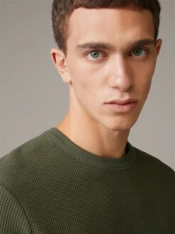 Strellson T-shirts à Manches Longues T-Shirt Walt Homme Olive -F4NT4STIC Soldes dcff07e91aa0d526845109fded4cd263