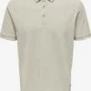 Only & Sons Polos T-Shirt Flecher Homme Gris Clair -F4NT4STIC Soldes de5e9ed8f8ec0e996081ebb887a685b1