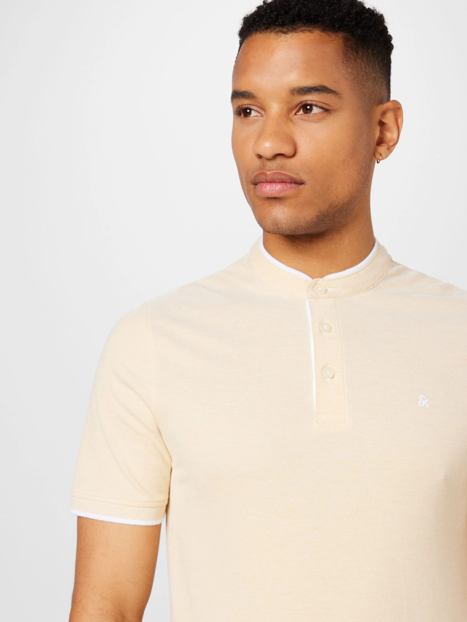 Jack & Jones T-shirts T-Shirt PAULOS Homme Jaune Clair 4 Jack & Jones T-shirts T-Shirt PAULOS Homme Jaune Clair – Image 2