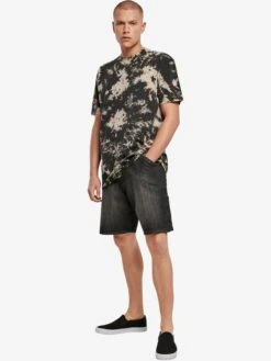 URBAN CLASSICS T-shirts T-Shirt Homme Crème / Noir -F4NT4STIC Soldes df9abe49d270c4b210ed14df3f80234f