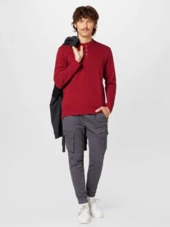 Tom Tailor T-shirts à Manches Longues T-Shirt Homme Rouge -F4NT4STIC Soldes e7e998fa36d14f8adfeab64db941bc72