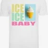 Mister Tee T-shirts Coupe Regular T-Shirt Ice Ice Baby Homme Blanc