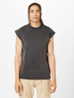 DRYKORN Débardeurs T-Shirt FRILI Homme Anthracite -F4NT4STIC Soldes ecb733bb825077a360d4172322f03a2d