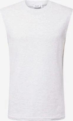 WEEKDAY Débardeurs T-Shirt Benjamin Homme Gris Chiné